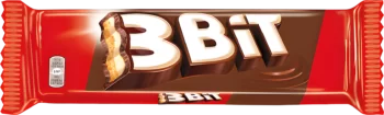 3bit milk chocolate milk cream biscuit bar 46g