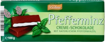 böhme peppermint cream dark chocolate bar 100g