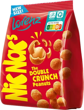 nicnac's original the double crunch peanuts 110g