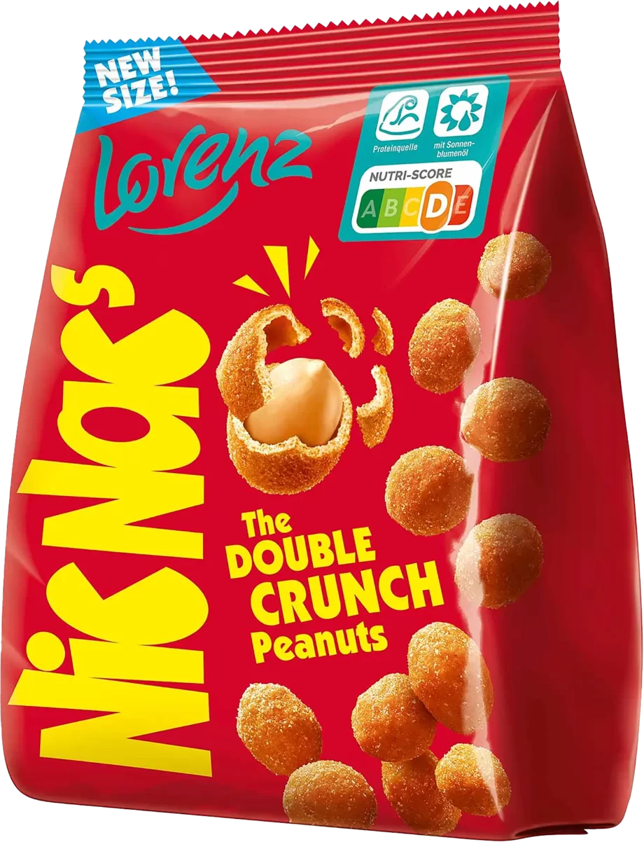 nicnac's original the double crunch peanuts 110g