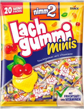 nimm2 lachgummi minis gummi candy 210g