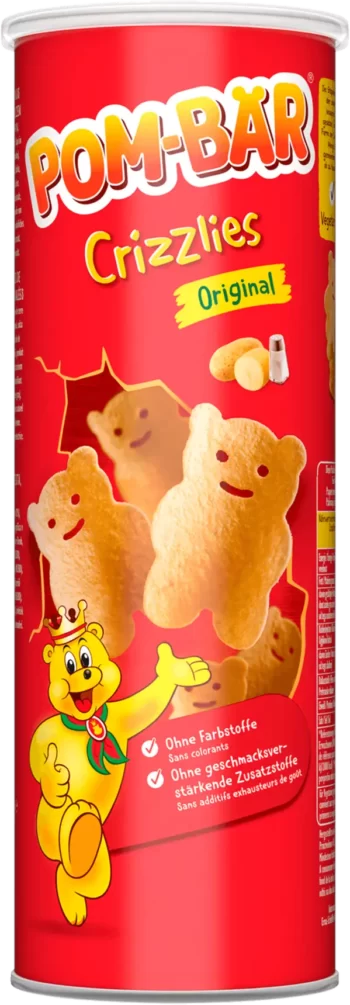 pom-bär crizzlies original potato snack 150g