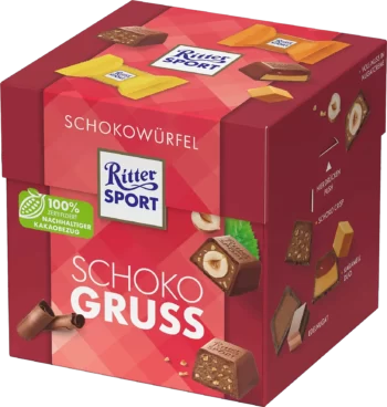 ritter sport choco greetings milk chocolate bites 176g