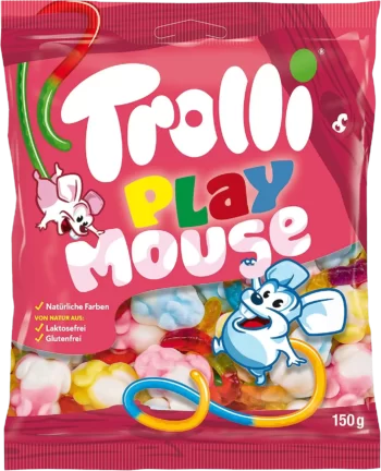 trolli playmouse foam sugar gummi candy 150g