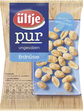 ültje pur unsalted peanuts 200g