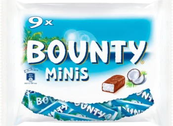 bounty minis chocolate bars 9x 275g