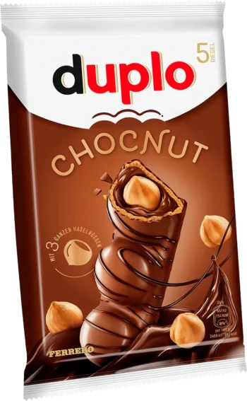 duplo chocnut wafer bars 5x