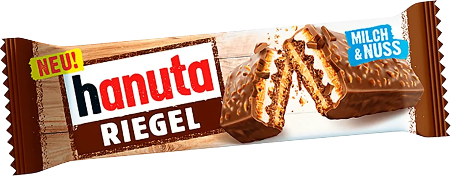 hanuta riegel wafer bar 34.5g