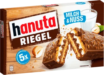 hanuta riefel wafer bar 5x