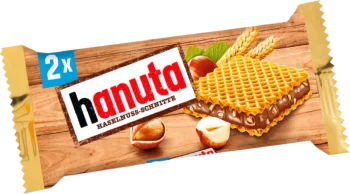 hanuta hazelnut slice wafer bar 44g