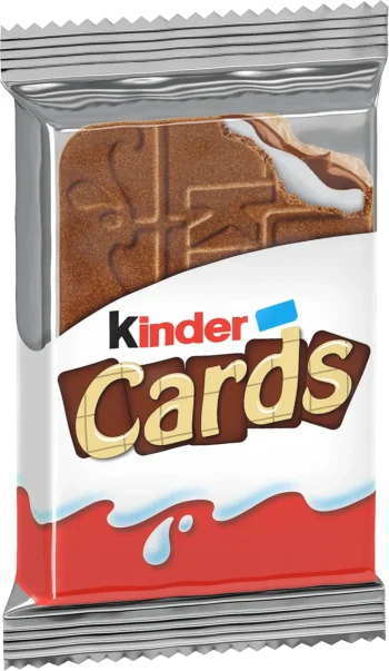 kinder cards wafers 25.6g