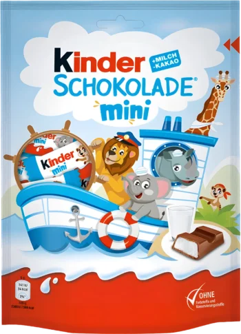 kinder chocolate mini with milk cream 120g