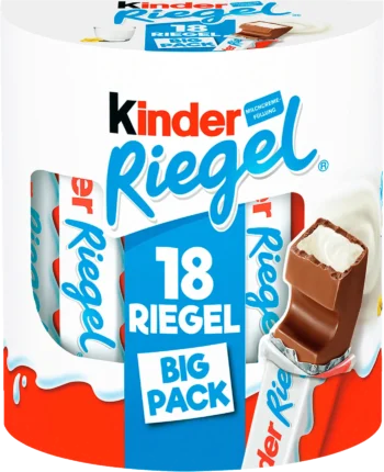 kinder riegel milk chocolate bar 18x