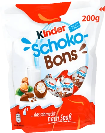 kinder schoko bons milk chocolate 200g