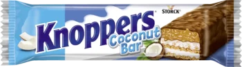 knoppers coconut bar wafer bar 40g