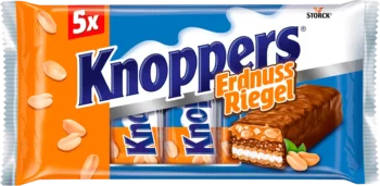 knoppers peanut bar wafer bar 5x