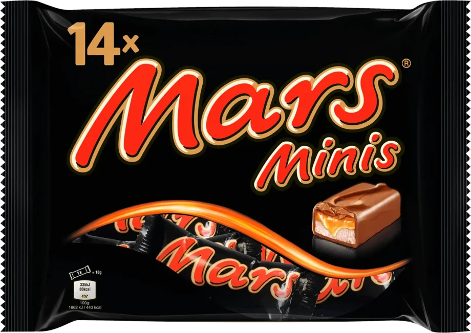 mars minis chocolate bars 14x 275g