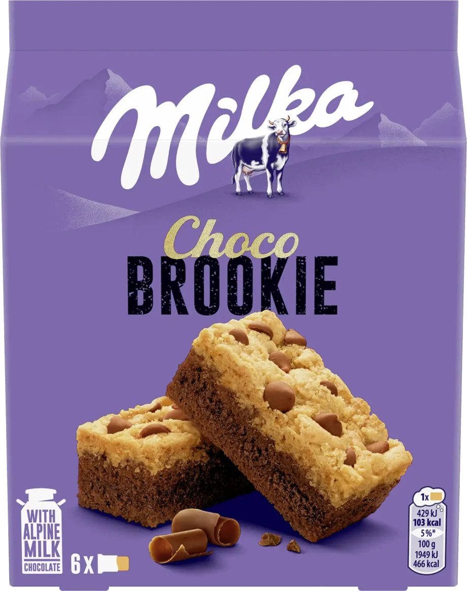 milka choco brookie 132g