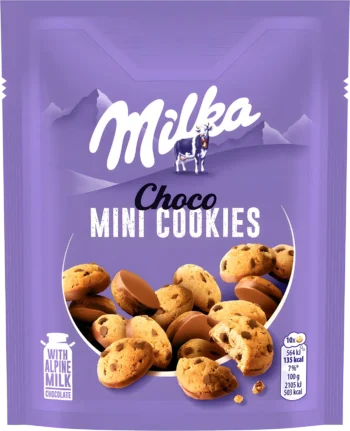 milka choco mini cookies 110g