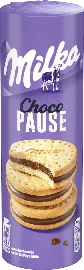 milka choco pause sandwich cookies 260g