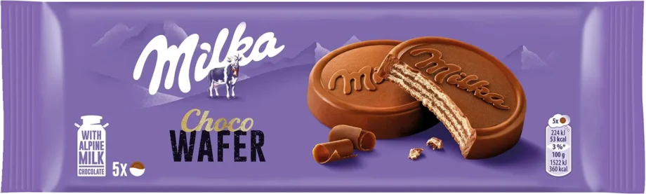 milka choco wafer 150g