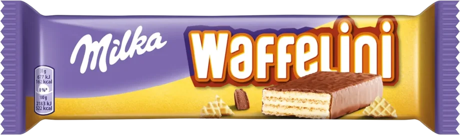 milka waffelini cream wafer bar 31g