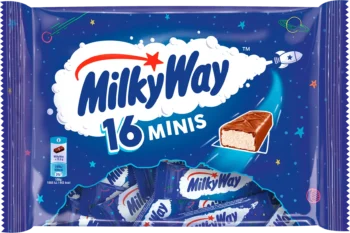 milky way minis chocolate bars 16x 275g