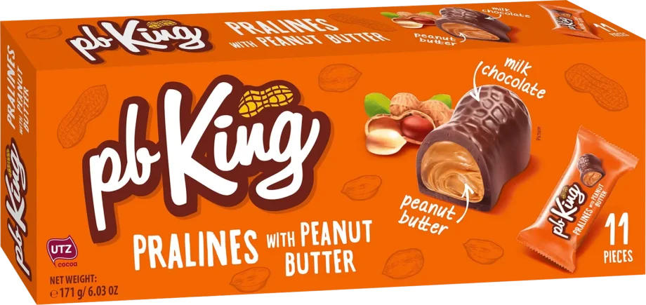 pb king peanut butter pralines 171g