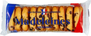 pico food madeleines with raisins 250g